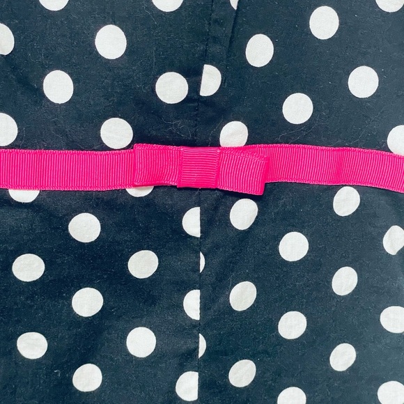 Polka Dot Dress with Pink Accent - Picture 5 of 10